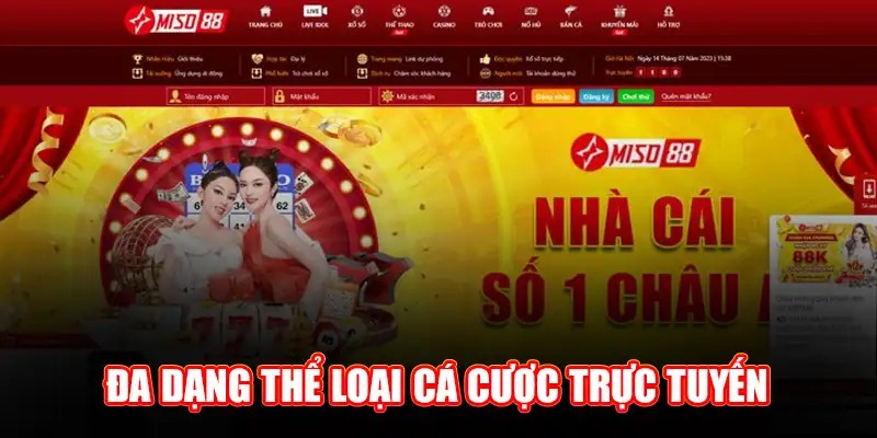 Đa dạng thể loại cá cược trực tuyến cho anh em trải nghiệm