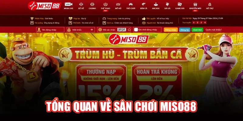 Tổng quan về sân chơi Miso88 